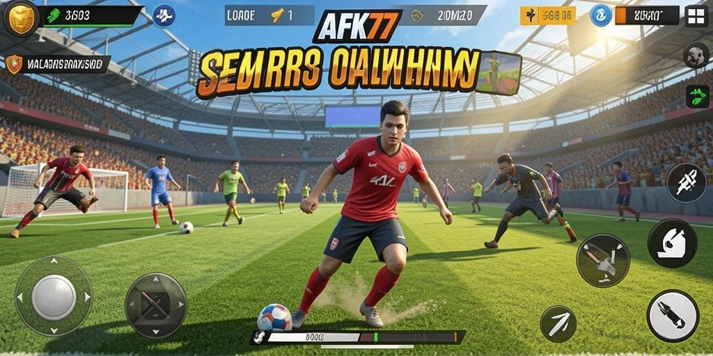Tampilan gameplay seru dalam AFK77 dengan berbagai cabang olahraga.