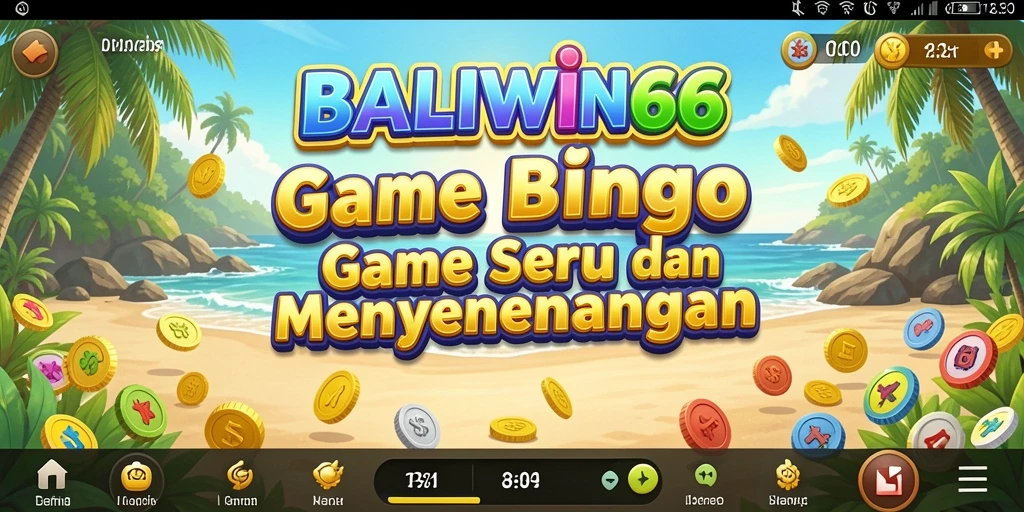 Tampilan gameplay seru di BALIWIN66, aplikasi Bingo yang mengasyikkan.