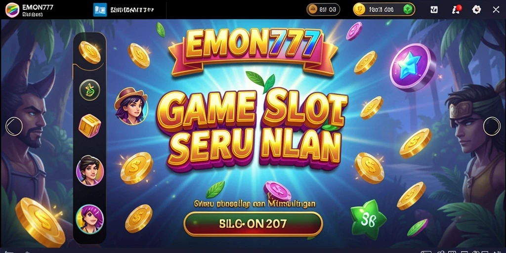 Tangkapan layar gameplay EMON777 yang menampilkan mesin slot yang menarik.