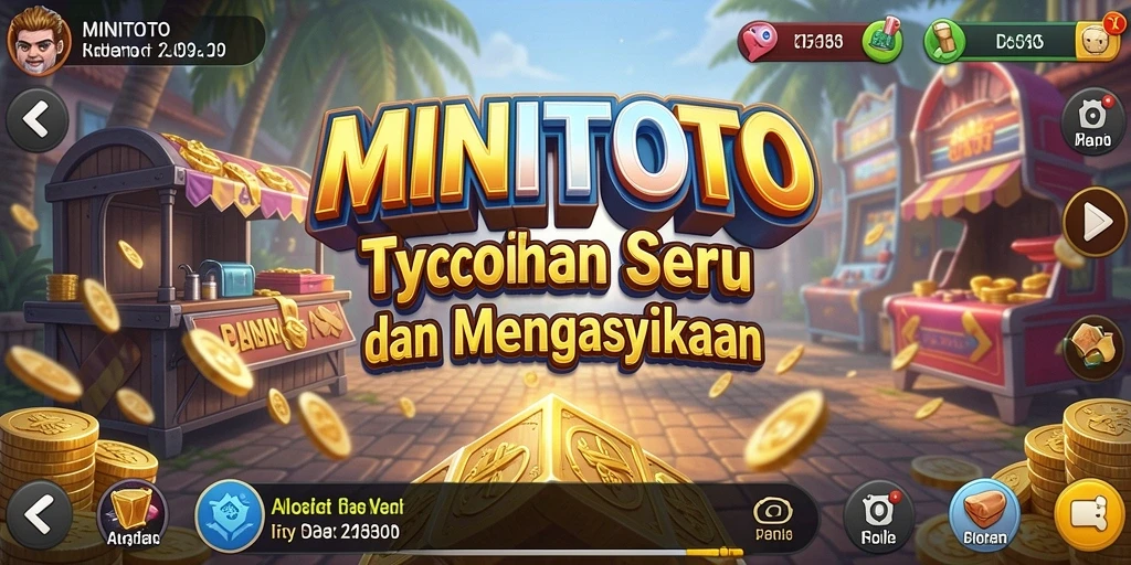 Tangkapan layar gameplay MINITOTO menampilkan keseruan manajemen bisnis Tycoon.