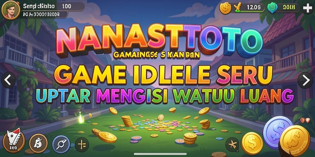 Tangkapan layar NANASTOTO menunjukkan gameplay Idle yang menarik dan interaktif.